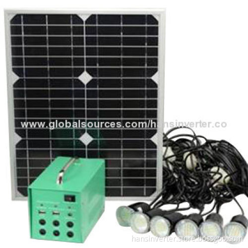 20W Mini Solar System with Lighting